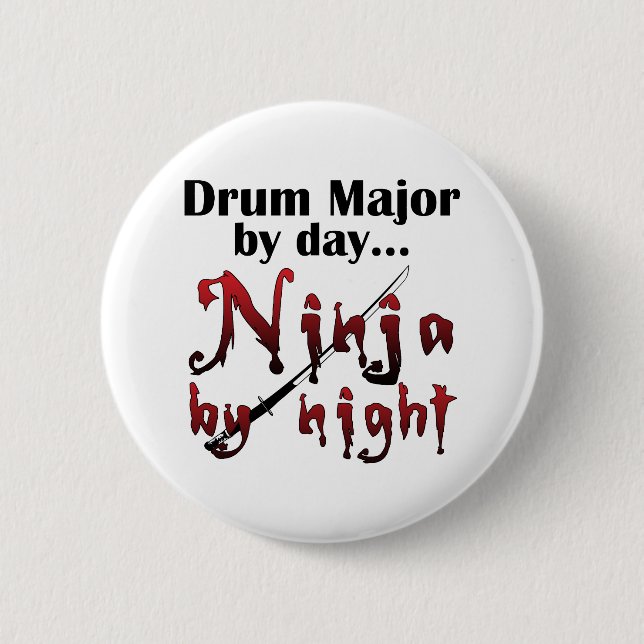 Drum Major Ninja Button (Vorderseite)
