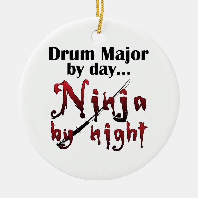 Drum Major Ninja Keramikornament (Vorne)