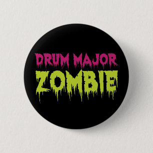 Drum Major Zombie Button