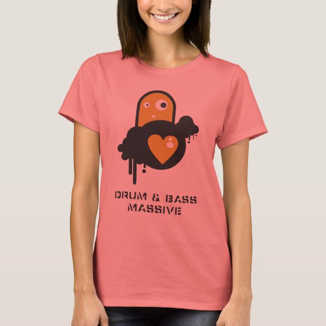 Drum N Bass Massive von Ian Diedericks T-Shirt (Vorderseite)