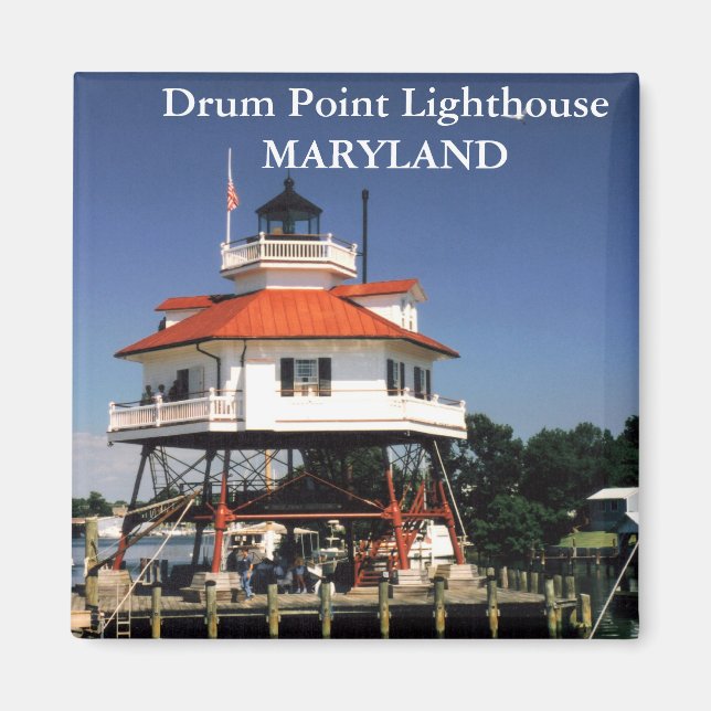 Drum Point Lighthouse, Maryland Magnet (Vorne)