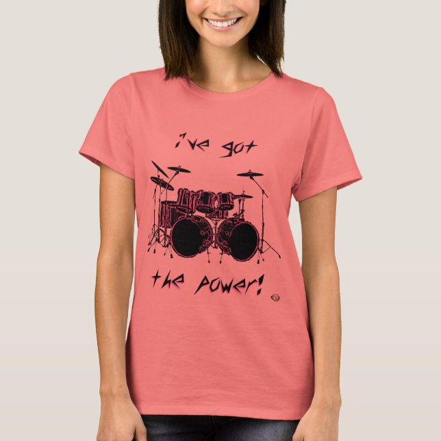 Drum-Power T-Shirt (Vorderseite)
