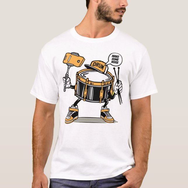 Drum selfie T-Shirt (Vorderseite)