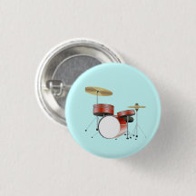 Drum Set Drummer Button