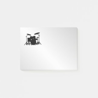 Drum Set Music Design Post-it Klebezettel