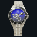 Drum Set Personalisiert Monogram Gift Watch Armbanduhr<br><div class="desc">Damit Sie die Initialen/den Namen des Empfängers personalisieren/anpassen können,  wählen Sie den idealen Schriftart,  die Farbe des Schriftartes oder löschen Sie ihn,  falls nicht erforderlich. Erhältlich in vielen verschiedenen Stilen & Farben.</div>