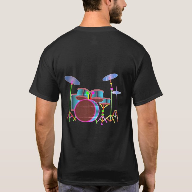 Drum Set T - Shirt (Rückseite)