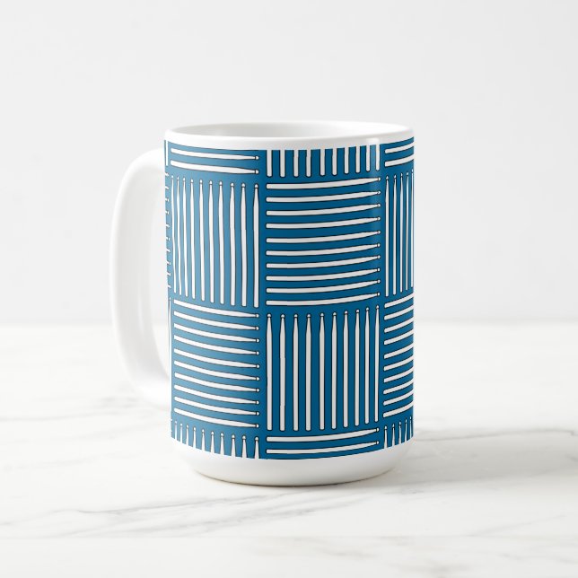 Drum Stick Crosshatch Tasse (Vorderseite Links)