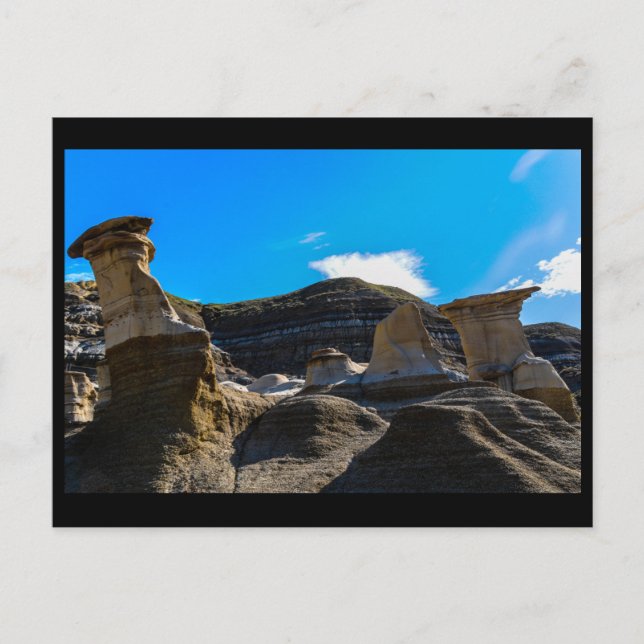Drumheller HooDoos Postkarte (Vorderseite)
