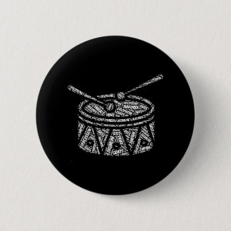 Drumline Marching Band Schlagzeug Drummer Button