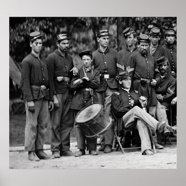 Drummer, 93. New York Infantry Company C Poster (Vorne)
