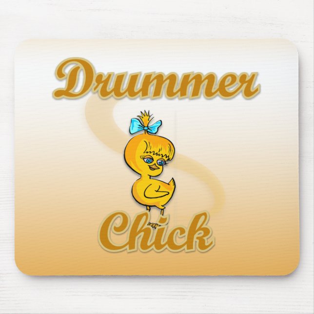 Drummer Chick Mousepad (Vorne)