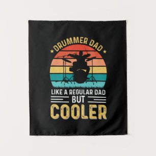 Drummer Dad Wandteppich