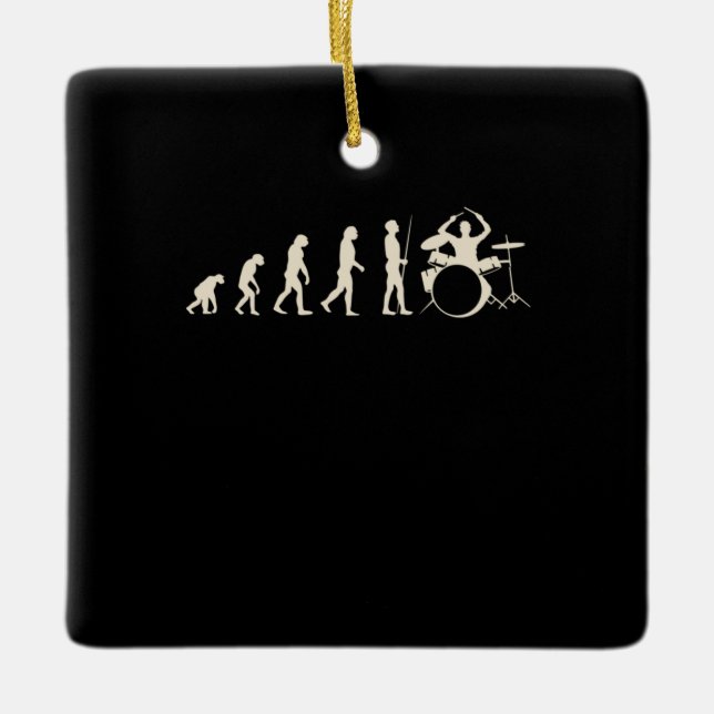 Drummer Evolution Keramikornament (Vorderseite)