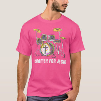 Drummer für Jesus - Christlicher Bandmusiker Worsh T-Shirt