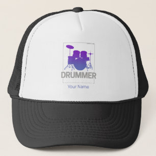 Drummer Geboren für Percussionist Band Mitglied zu Truckerkappe