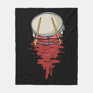 Drummer Geschenke Männer Drumming Geschenke Schla Fleecedecke