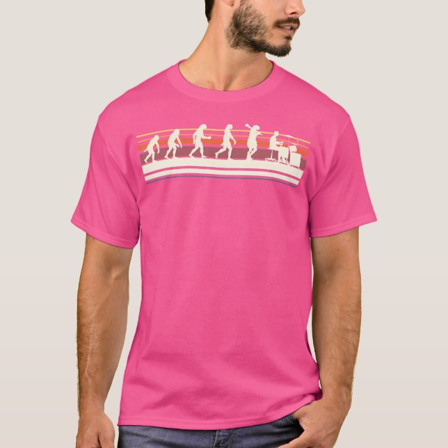 Drummer Gift Evolution Drum Band T-Shirt (Vorderseite)