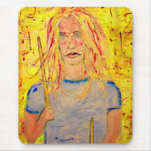 Drummer Girl Mousepad