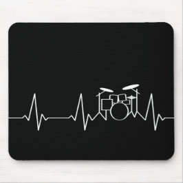 Drummer Heartbeat Mousepad
