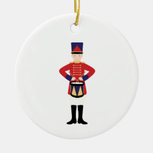 Drummer Keramik Ornament
