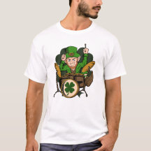 Drummer Leprechaun St. Patrick's Day