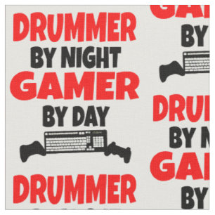 Drummer-Lieben spielen Videospiele Stoff