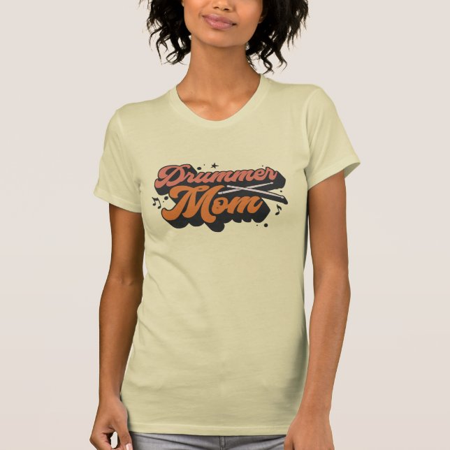 Drummer Mama T-Shirt (Vorderseite)