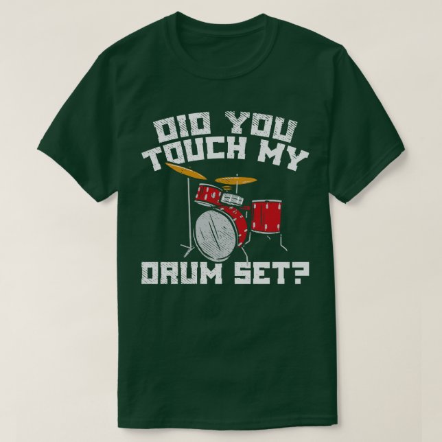 Drummer My Drum Set 2 T-Shirt (Design vorne)