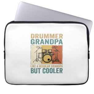 Drummer Opa wie ein normaler Opa, aber cooler  Laptopschutzhülle