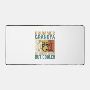 Drummer Opa wie ein normaler Opa aber cooler Schreibtischunterlage