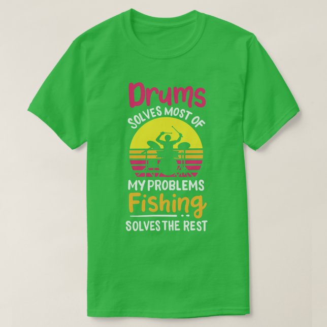 Drummer Quote Drums 1 T-Shirt (Design vorne)