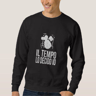 Drummer-Schlagzeug-Akku Sweatshirt