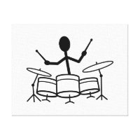 Drummer-Strichmännchen