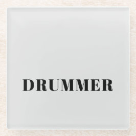 Drummer-Untersetzer Glasuntersetzer