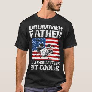 Drummer Väter wie ein ordentlicher Väter nur Coole T-Shirt