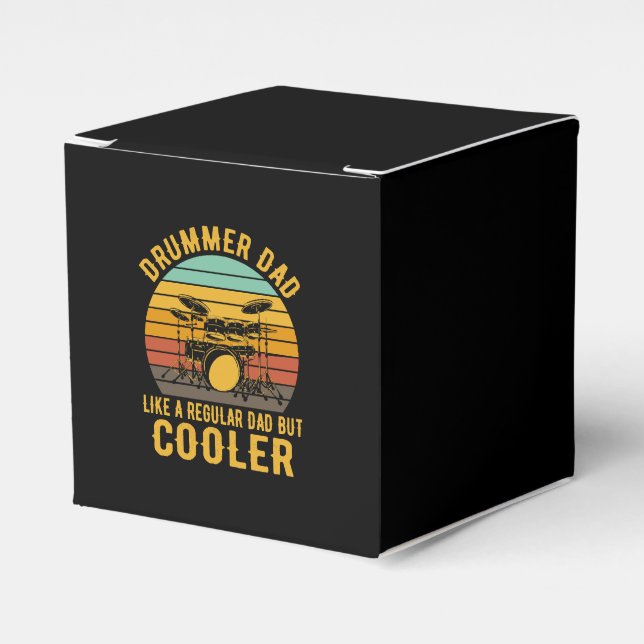 Drummer Vater wie ein regelmäßiger Vater, aber Coo Geschenkschachtel (Vorderseite)