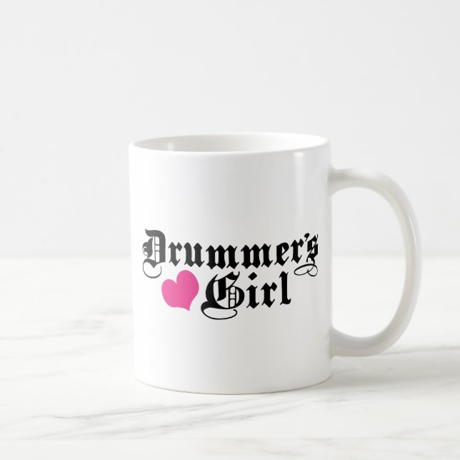 Drummermädchen Kaffeetasse (Rechts)