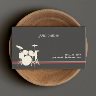 Drummer's Music Business Card Visitenkarte