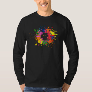 Drumming Drum Set farbenfroh für Trommler und Perk T-Shirt