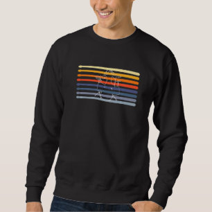 Drumming Drum Set Vintag für Drummer und Percussi Sweatshirt