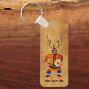 Drumming Shaman Schlüsselanhänger