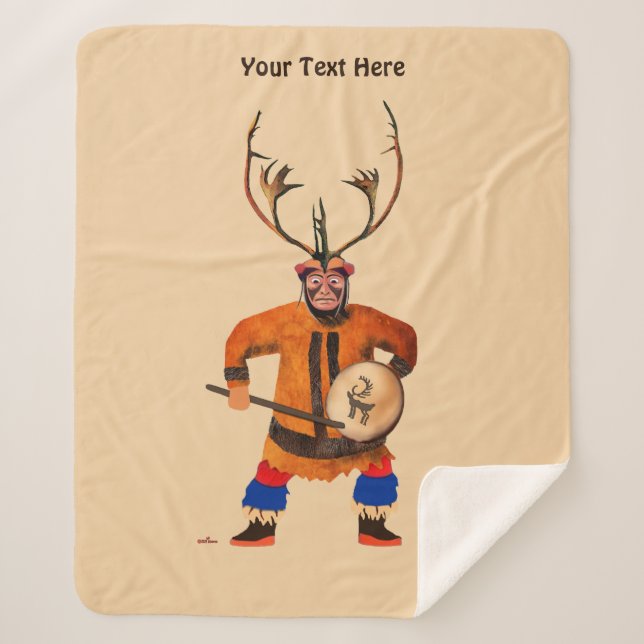 Drumming Shaman Sherpadecke (Vorderseite)