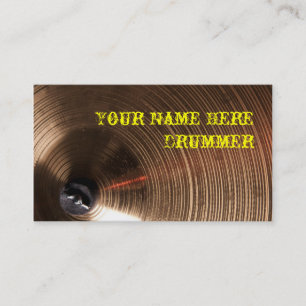 Drummner ou carte de visite de percussion