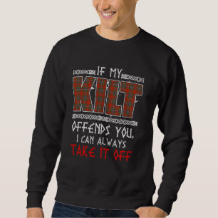 Drummond Clan tartan Kilt alt modern für Männer Sweatshirt