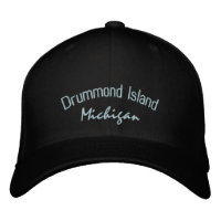 Drummond Island Michigan bestickt Hat