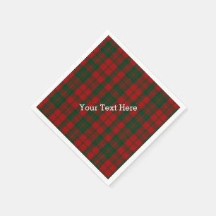 Drummond Tartan-karierte Papierservietten