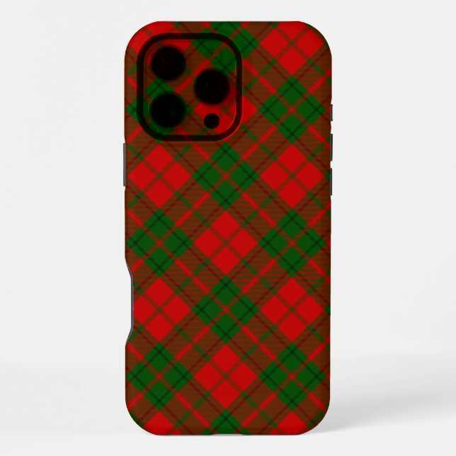 Drummond Tartan rot grün Karo iPhone 16 Pro Max Hülle (Rückseite)