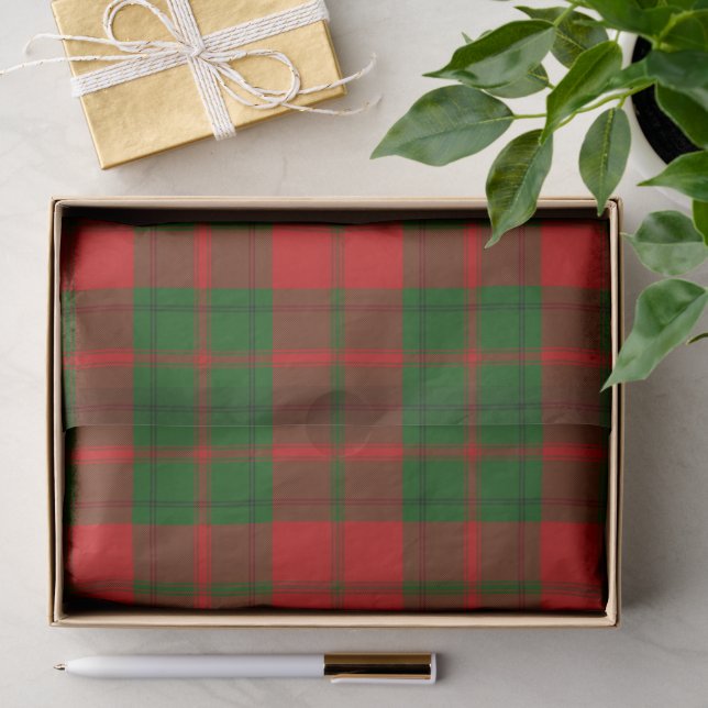 Drummond tartan rot kariert seidenpapier (Geschenk)