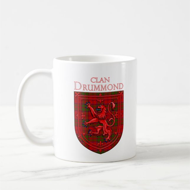 Drummond Tartan Scottish Plaid Lion Rampant Kaffeetasse (Links)